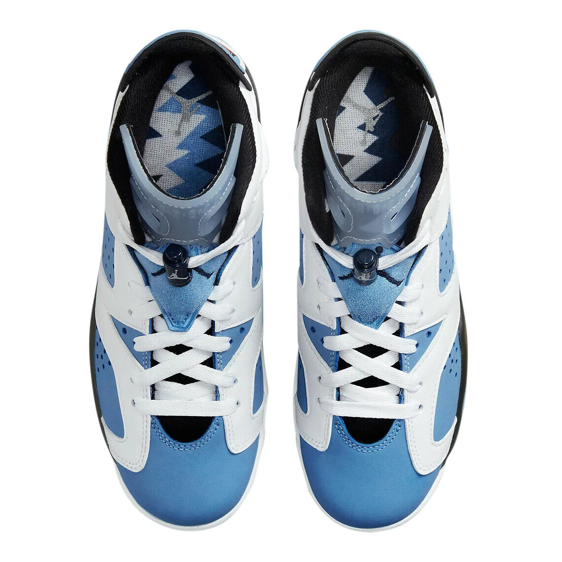(GS) Air 6 Retro 'White / UNC University Blue' (2022) 384665-410