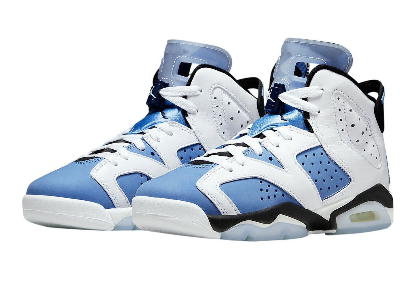 (GS) Air 6 Retro 'White / UNC University Blue' (2022) 384665-410