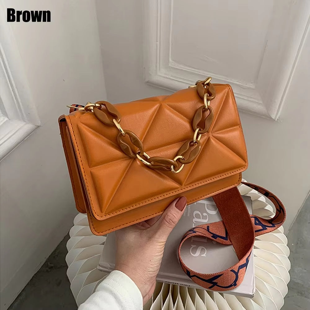 Chic & Spacious PU Leather Shoulder Bag: The Perfect Casual Clutch for Every Occasion
