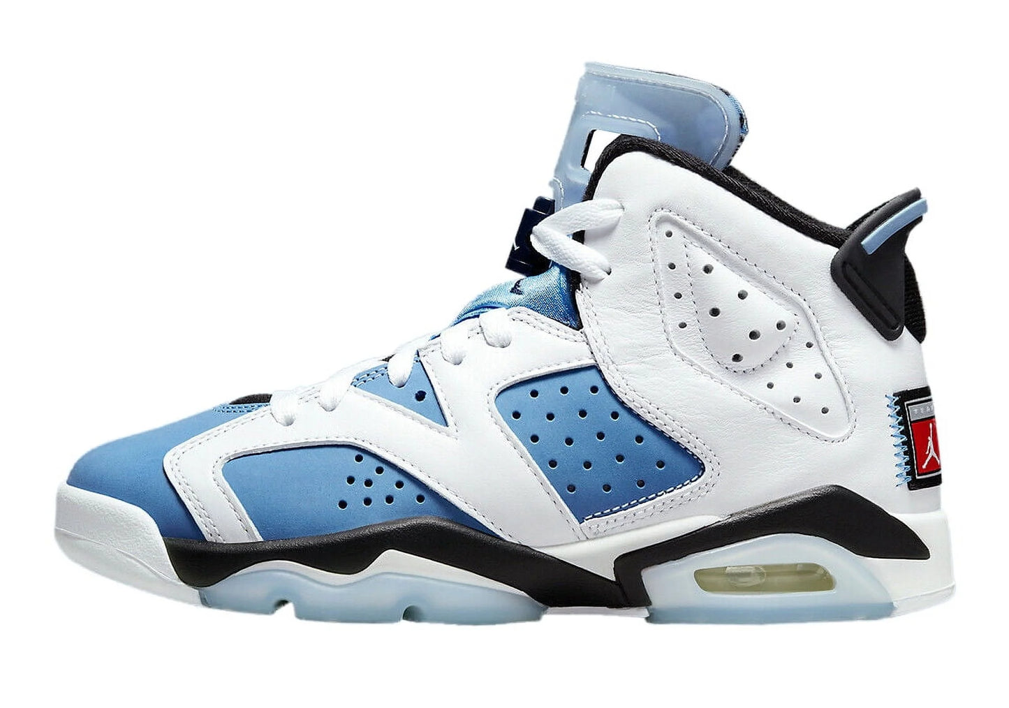 (GS) Air 6 Retro 'White / UNC University Blue' (2022) 384665-410