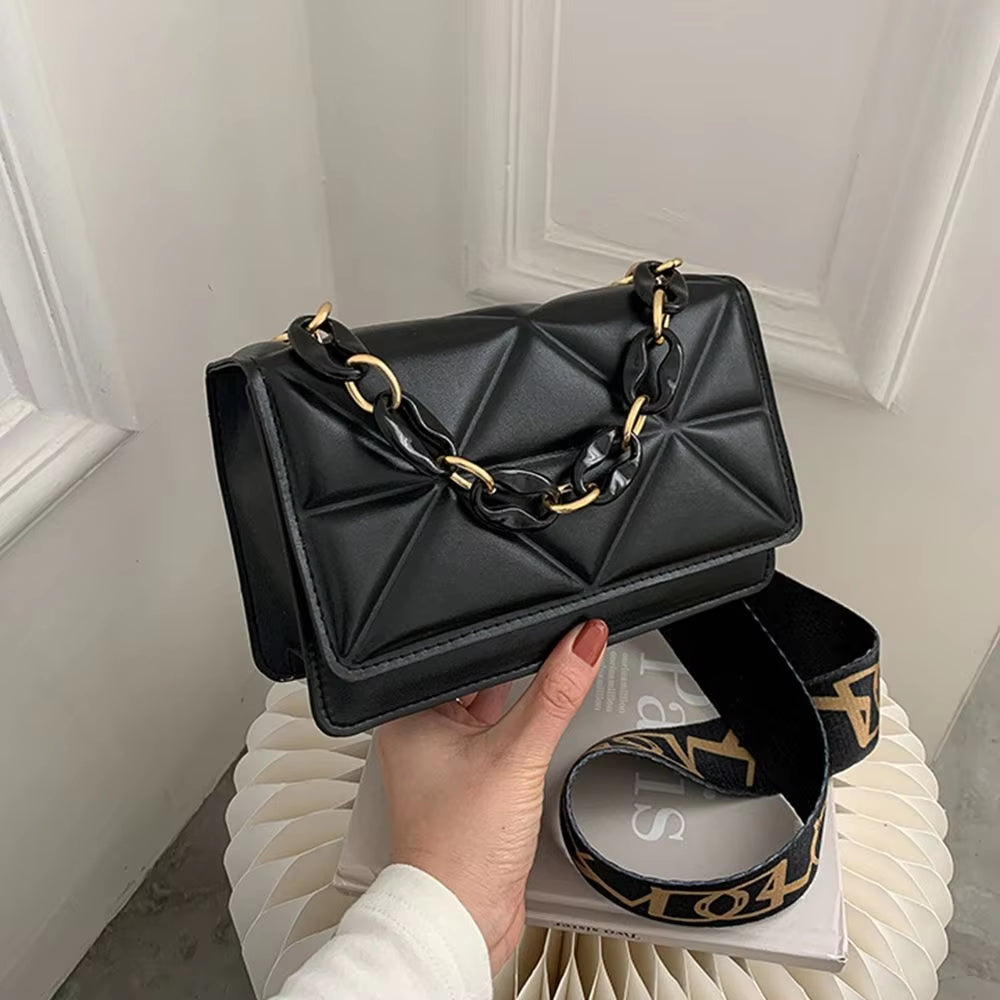 Chic & Spacious PU Leather Shoulder Bag: The Perfect Casual Clutch for Every Occasion