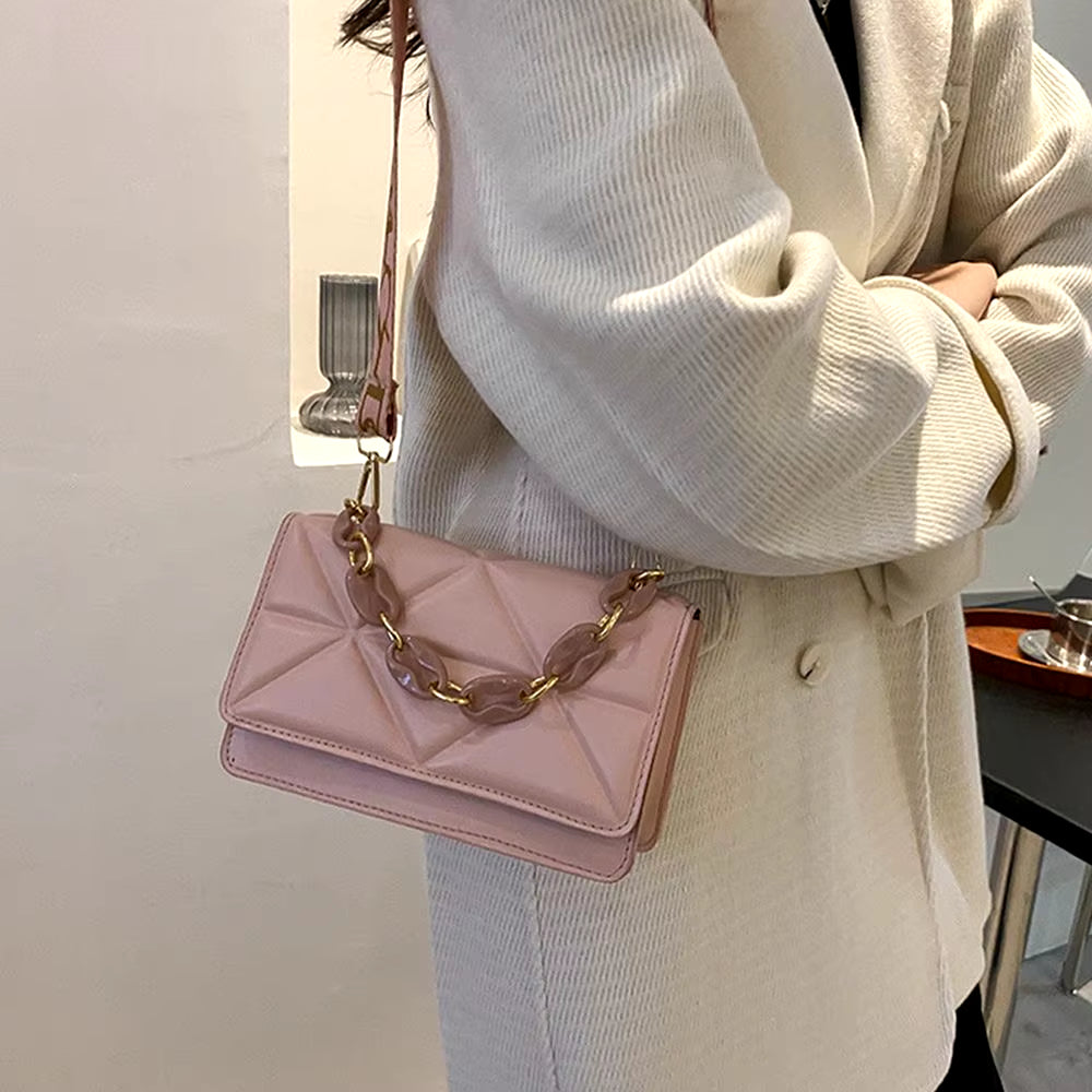 Chic & Spacious PU Leather Shoulder Bag: The Perfect Casual Clutch for Every Occasion