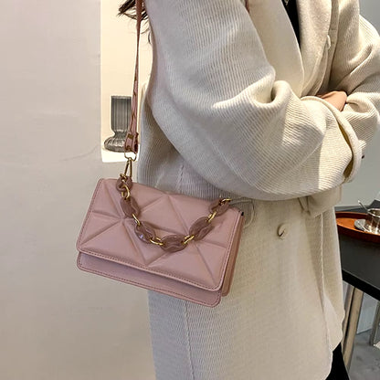 Chic & Spacious PU Leather Shoulder Bag: The Perfect Casual Clutch for Every Occasion