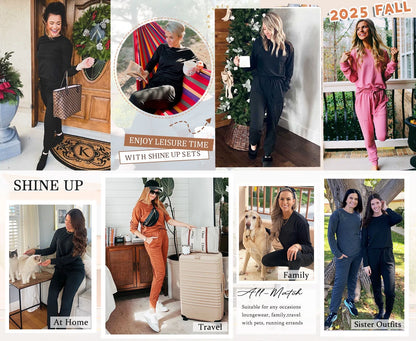 Elevate Your Comfort with Our Stylish 2-Piece Women's Sweatsuit Set - Perfect for Lounging and Athletic Activities!